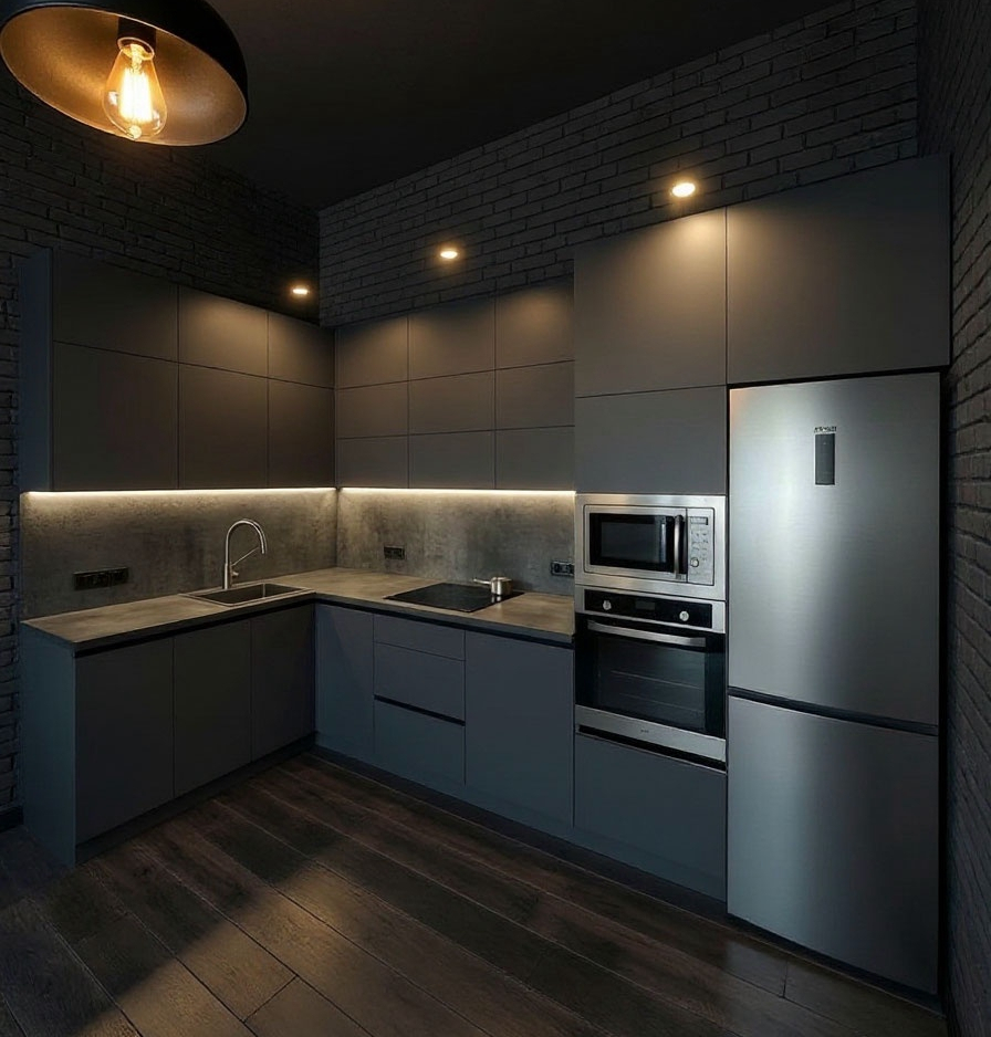 Фото готовой кухни